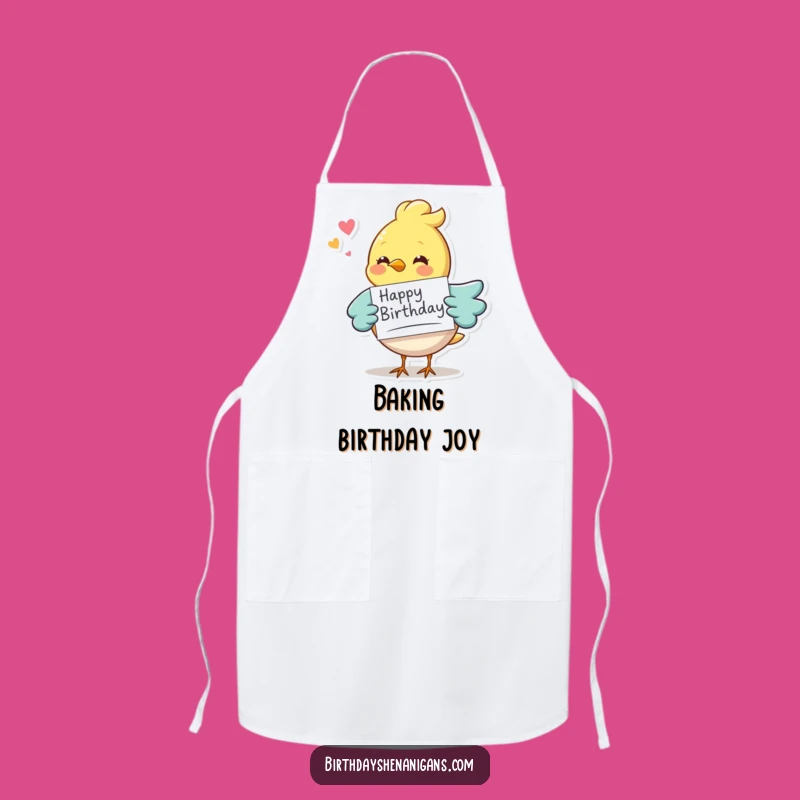Funny Bird Birthday Apron: Celebrate in Style and Comfort