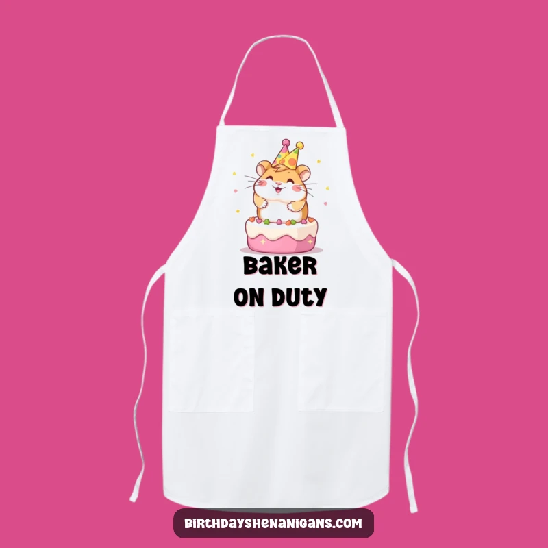 Baking Fun: Funny Kawaii Hamster Party Apron