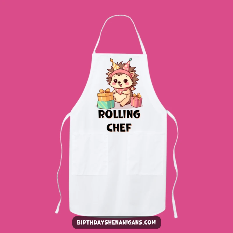 Funny Hedgehog Apron: Present Collector's Delight, Perfect Gift!