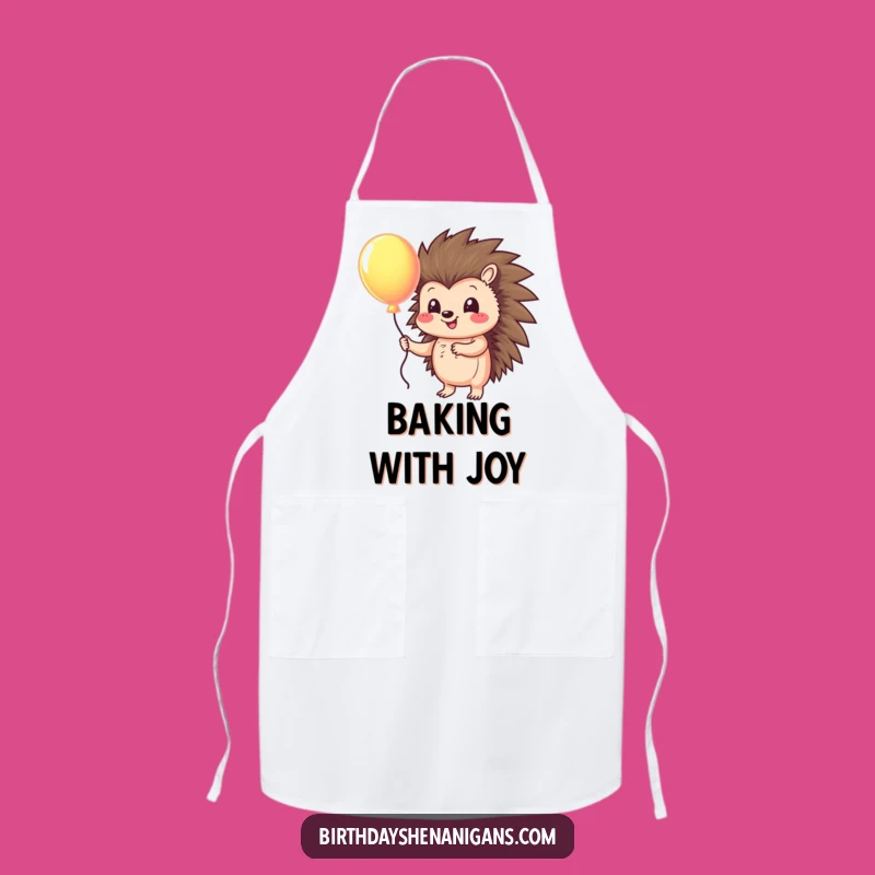 Funny Hedgehog Balloon Apron: Cook with Joy and This Hilarious Kitchen Essential