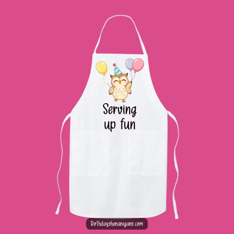 Funny Kawaii Owl Apron: Cook Up Laughs with This Hilarious Kitchen Accessory!