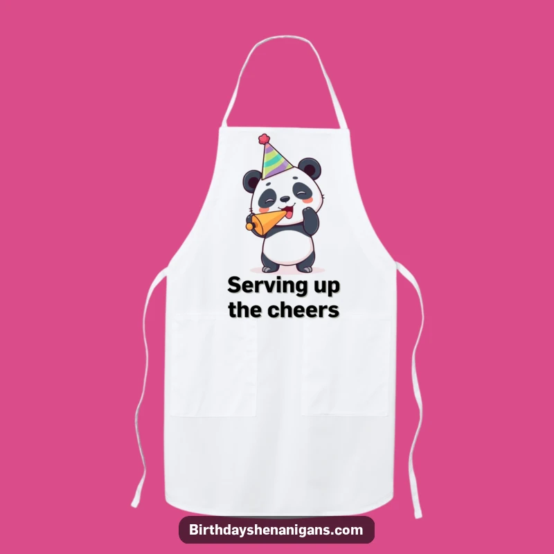 Funny Panda Kitchen Apron - Joyful Chef Wear for Party Cooks