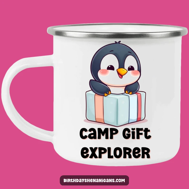 Durable Funny Penguin Camp Mug - Cheerful Sips on Winter Adventures