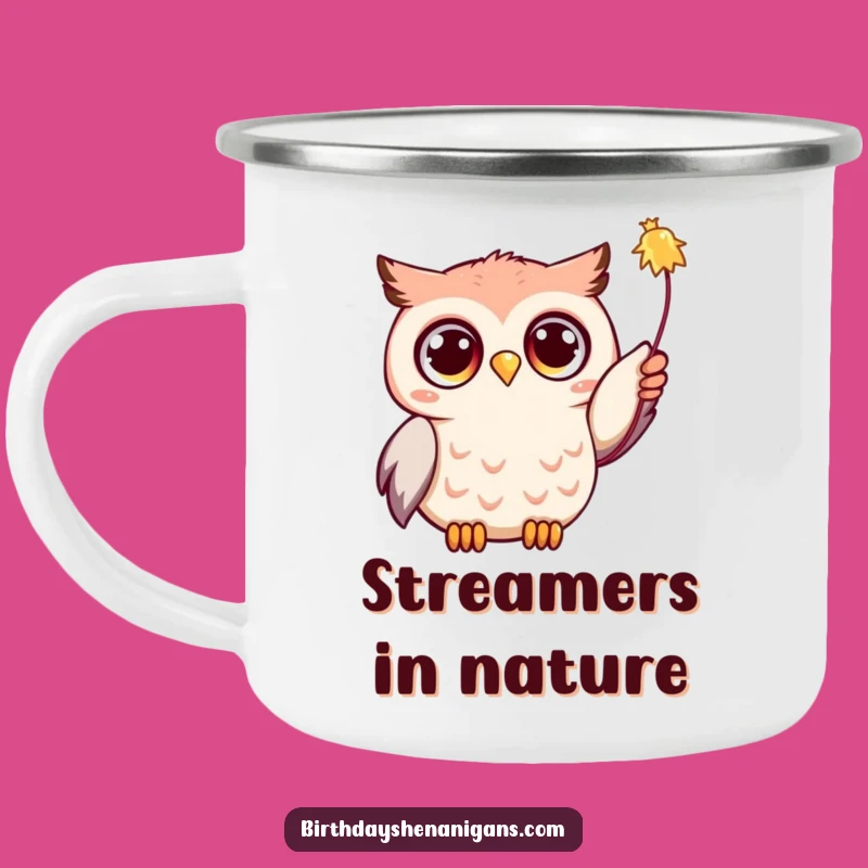 Campfire Celebrations: Funny Kawaii Owl Mug