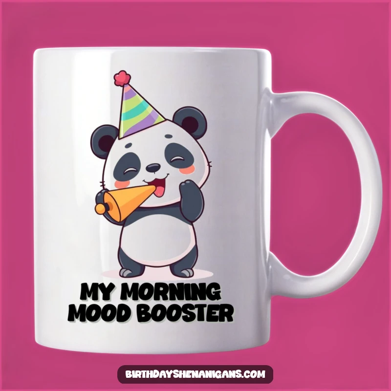 Funny Panda Party Time Mug - Joyous Celebration Gift for Panda Lovers