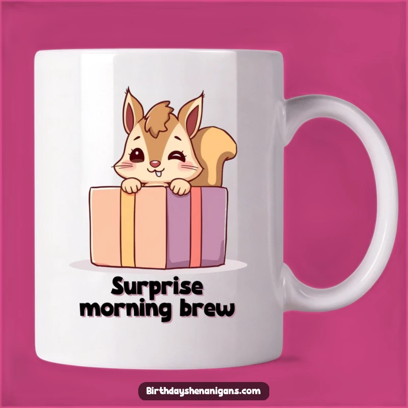 Funny Giggling Squirrel Mug: A Hilarious Gift for Surprise Lovers and Funny Friends