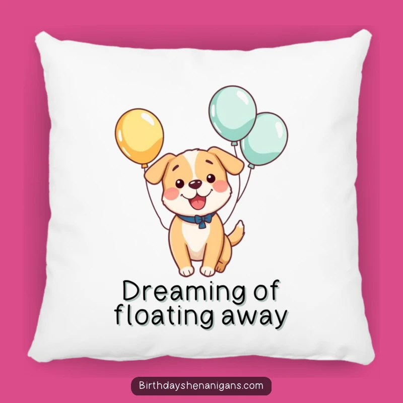 Cozy Funny Kawaii Dog Balloon Bounce Pillow: Cuddle Up with Cute Humor