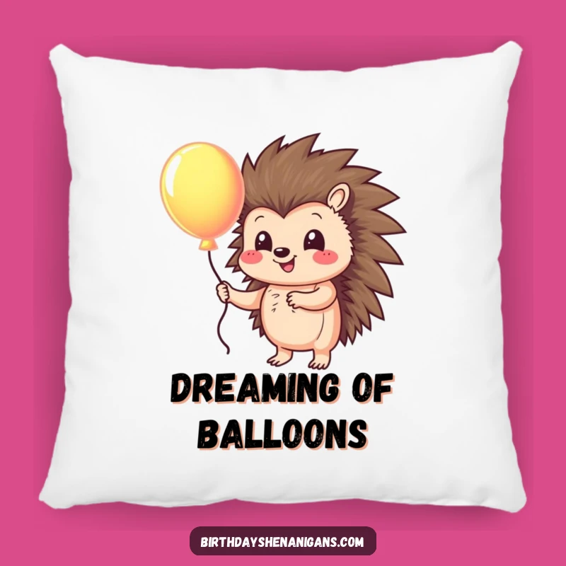 Funny Hedgehog Balloon Pillow: Snuggle Up with This Hilarious and Cozy Accent