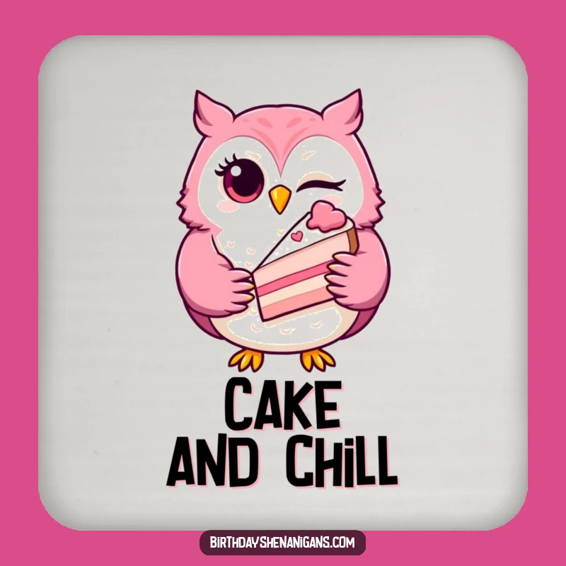 Funny Winking Owl Coaster: Protect Surfaces with This Hilarious Treat Accessory