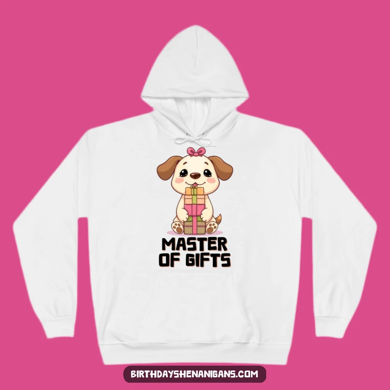 Cozy Funny Kawaii Dog Present Hoodie - Warm & Whimsical Gift