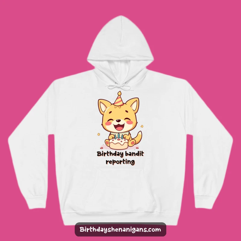 Funny Dog Birthday Hoodie, Gleeful Cake Smash Dog Hoodie - Perfect Funny Gift