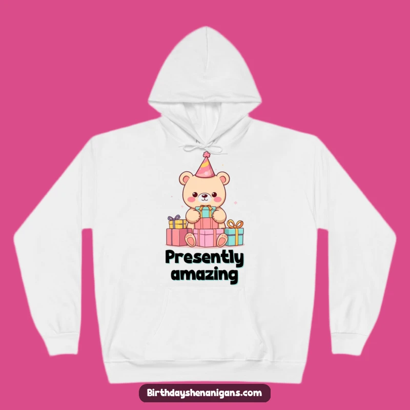 Funny Kawaii Bear Cozy Hoodie: Hilarious Birthday Gift for Ultimate Comfort