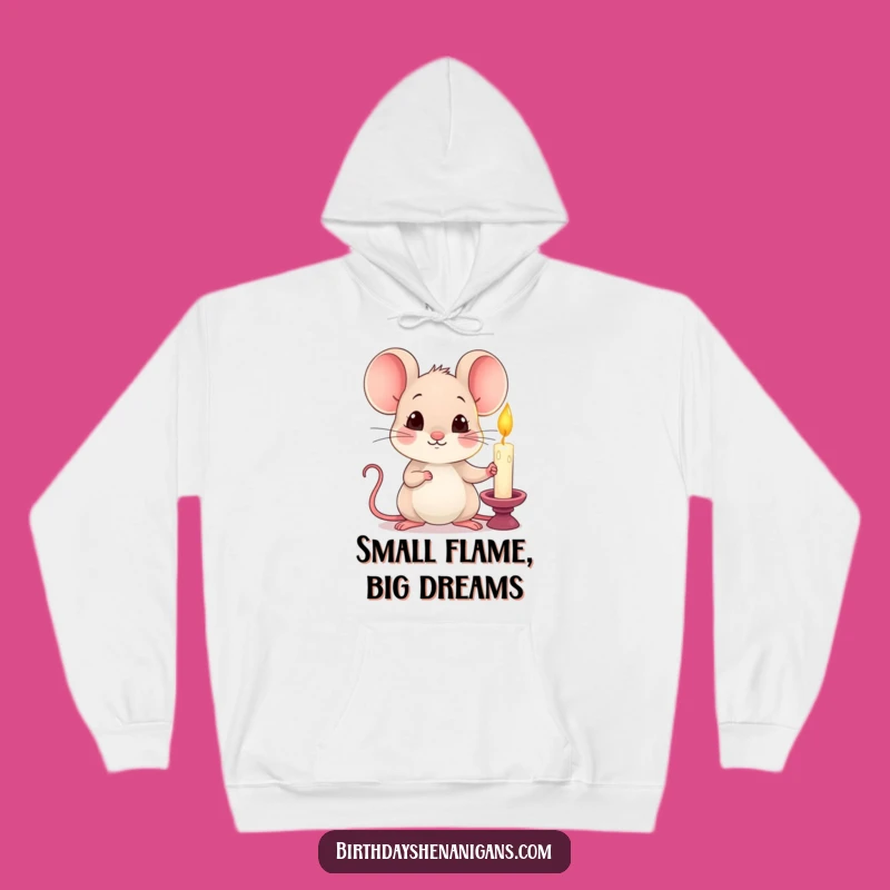 Funny Kawaii Mouse Cozy Hoodie: Hilarious Gift for Thoughtful Moments