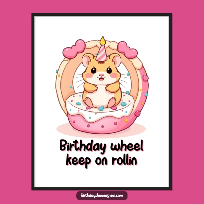 Free Printable Hamster Art - Funny Downloadable Decor for a Playful Room!