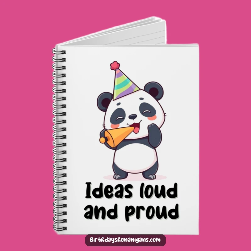 Funny Panda Party Notebook - Jot Down Ideas with Joyful Fun