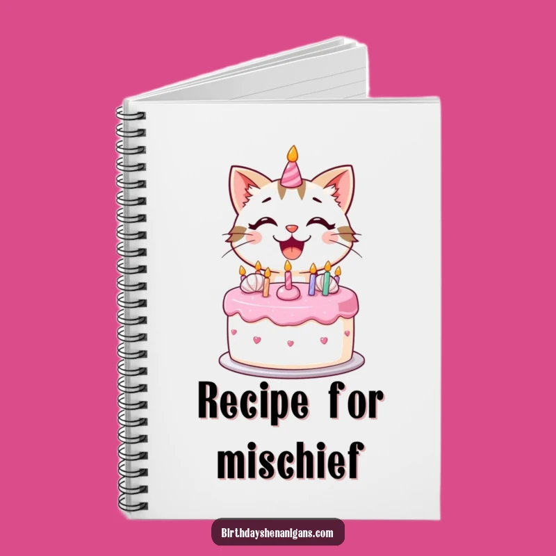 Funny Kawaii Cat Recipe Notebook: Hilarious Gift for Baking Enthusiasts